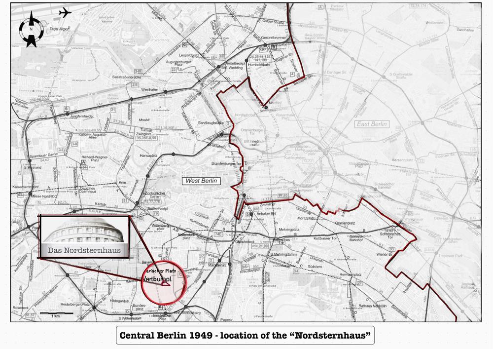 Map Berlin 1949